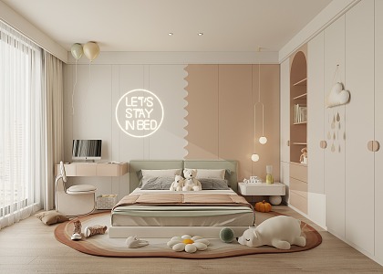 Children's bedroom Modern children's room 3d model