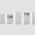 Modern file cabinet 3d model