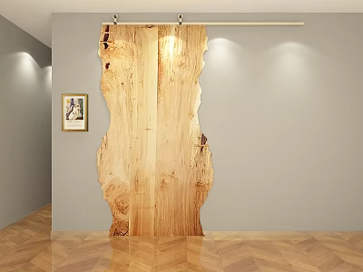 Modern sliding door 3d model