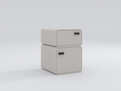 Internet-famous furniture bedside table 3d model