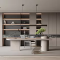 Modern study 3d model