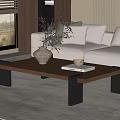 Middle Ancient Style Coffee Table 3d model