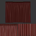 Luxury Green Velvet Curtains with White Sheer Panels and Multiple Color Options