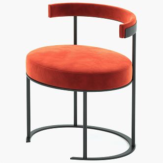 Modern single chair 3d model