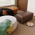 Sofa Cushion Foot 3d model