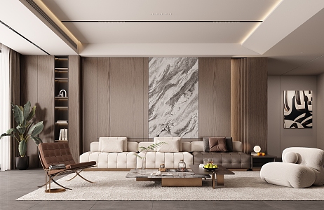 Italian Minotti sofa combination 3d model