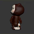 Monkey Cartoon Monkey Anime Monkey Stylized Monkey Fantasy Style Monkey Toy 3d model