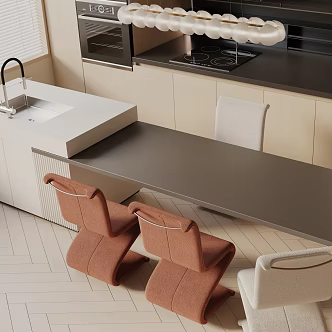 Modern table combination 3d model