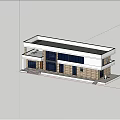 Modern Detached Villa Exterior With Stone Walls Large Windows And Green Surroundings