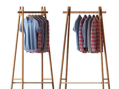 Modern hanger shirt combination model