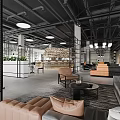 INDUSTRIAL LOFT BAR 3d model