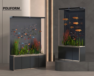 Fish tank 3d model