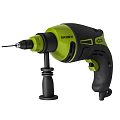 Industrial Walkman II Electric Drill Green Black Design With Ergonomic Handle
