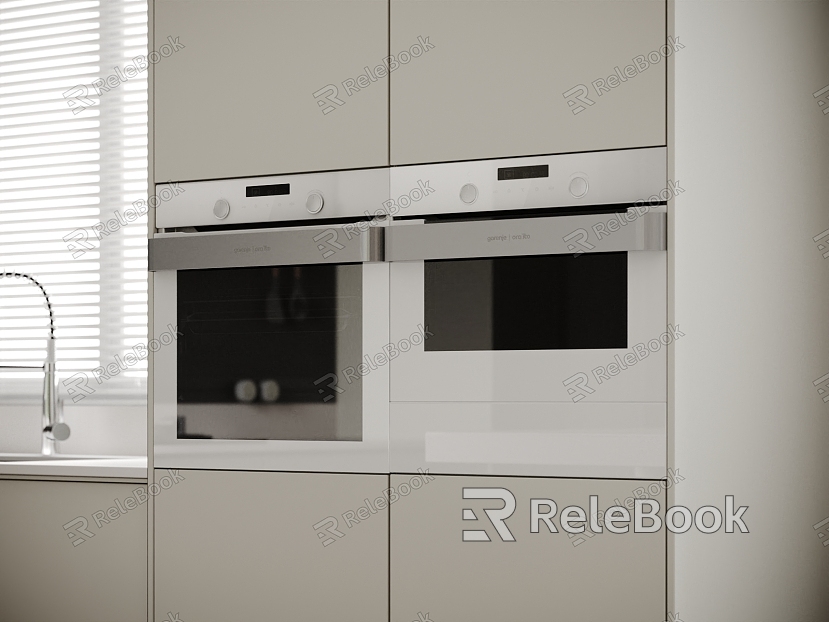 Modern White Steamer Oven model