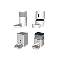 Modern automatic pet feeder 3d model