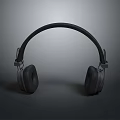 Modern Black Computer Headphones With Sleek Minimalist Design And Comfortable Fit