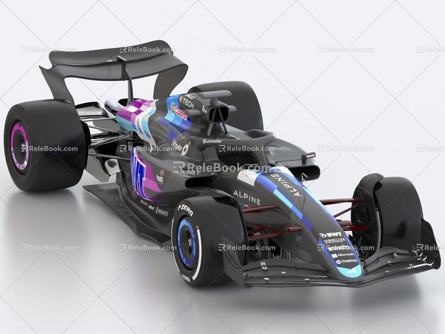 Racing Professional Racing F1 F4 Car sports car 3d model