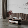 New Chinese Tea Table 3d model