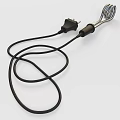 Practical Household Electric Immersion Heater With Metal Coil And Power Cord