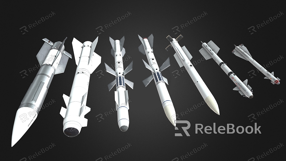 Missile Rocket Military Equipment Bomb model