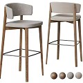 Calligaris bar chair combination 3d model