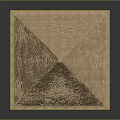 Pyramid Hexagon Pyramid Cultural Relics Building Ancient Architectural Items 3d model