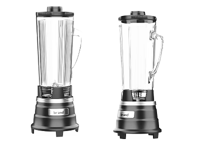 Blendtec Blenders Daily Electrical Appliances With Transparent Jars Black Bases And Modern Design 3d model