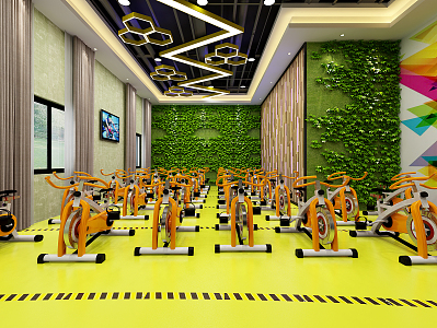 Modern Gym 3d model