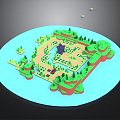 Game Environment Game Scene Fairy Tale Scene Fairy Tale Magic Scene Magic Item Fantasy Scene 3d model