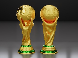 Modern Trophy Hercules Cup 3d model