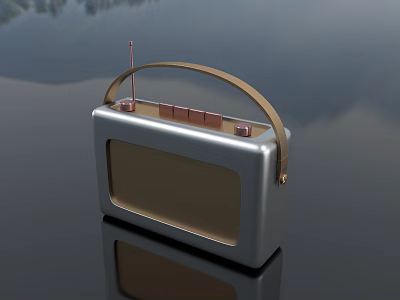 Radio Audio Electrical Appliances 3d model