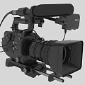 Professional Digital Camera With Microphone And High Quality Lens For Video Recording