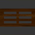Wooden Multi Tier Storage Shelf With Metal Frame And Open Design