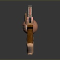 revolver revolver pistol semi-automatic pistol automatic pistol modern weapon hot weapon 3d model