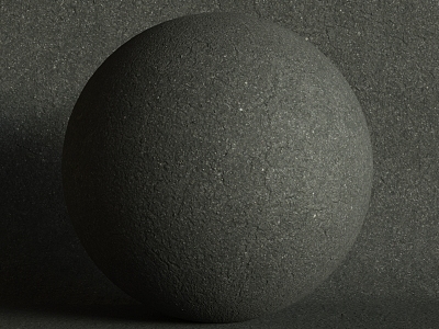 Cement road 3d model