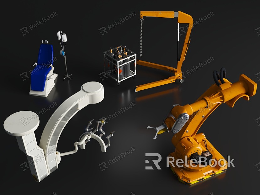 Dental Chair Dental Robot Equipment Mechanical Arm Lifter Small Crane model