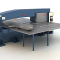 Hydraulic Punching Machine With Large Worktable And Control Panel For Industrial Use