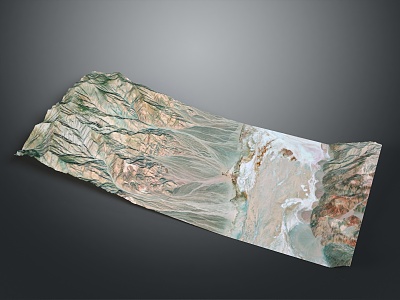 Geography, topography, mountain shape, ridge, ridge, valley, mountain range, canyon, geomorphology, mountain peak, mountain body 3d model