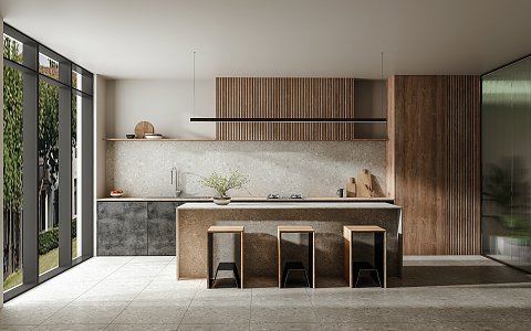 Modern Kitchen 3d model