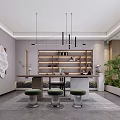 Modern Tea Room 3d model
