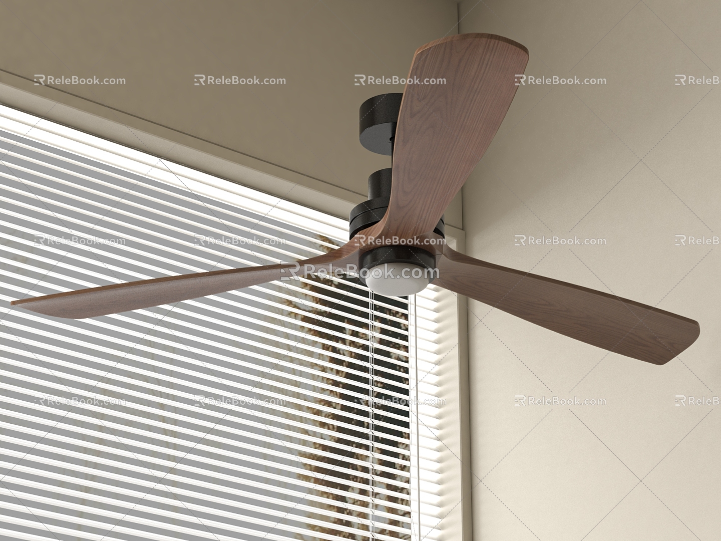 Fan light ceiling fan light 3d model