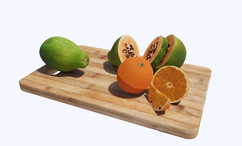 Modern fruit kitchen supplies kitchen ornaments 3d model