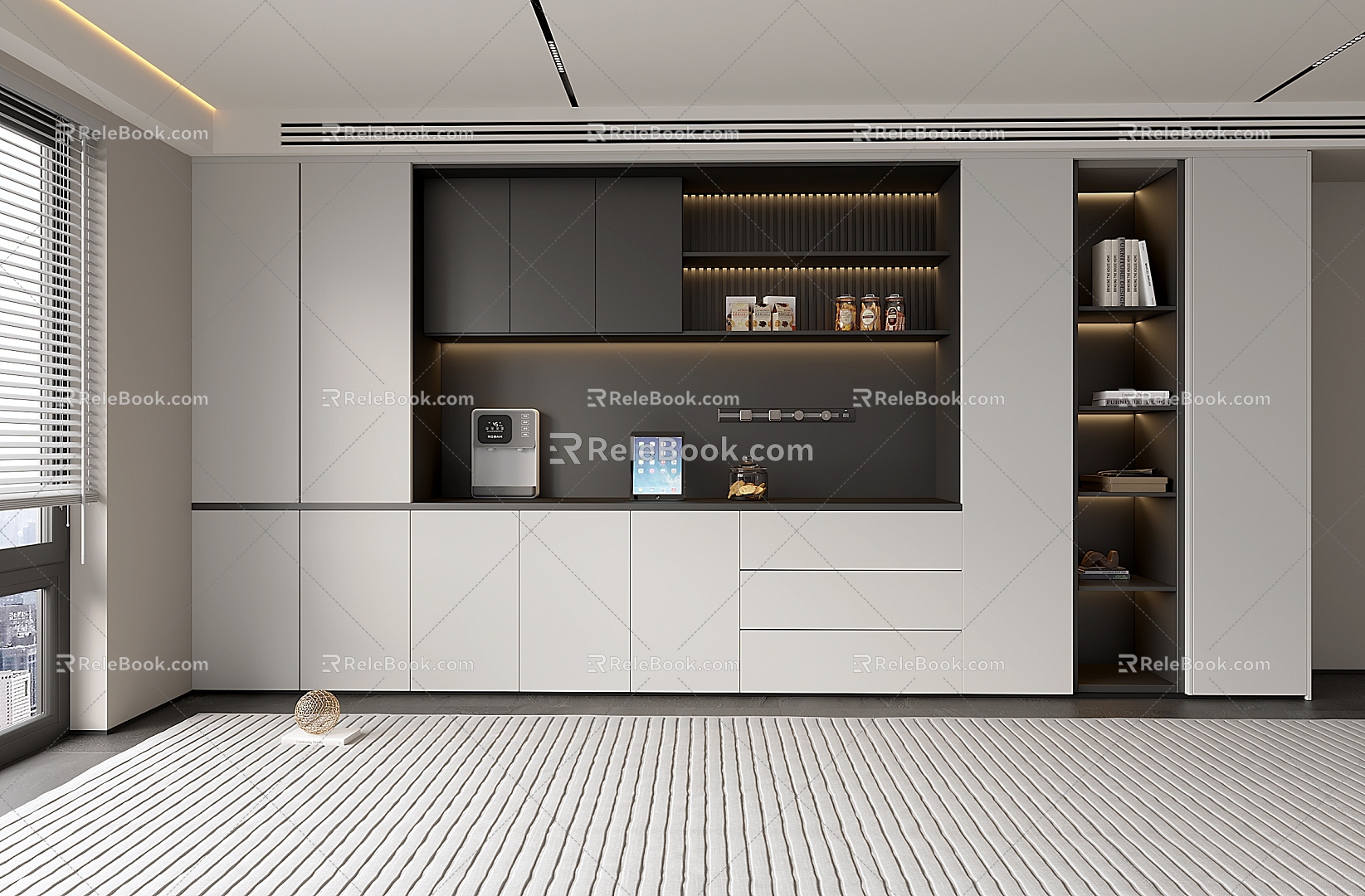 Minimale Style Cabinet Wine Cabinet Whole Cabinet Sideboard Cabinet Balcony Cabinet Storage Cabinet Combination Cabinet 3d model