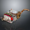 Engine Racing Engine Racing Engine Car Engine Car Engine Modern Vehicle 3d model