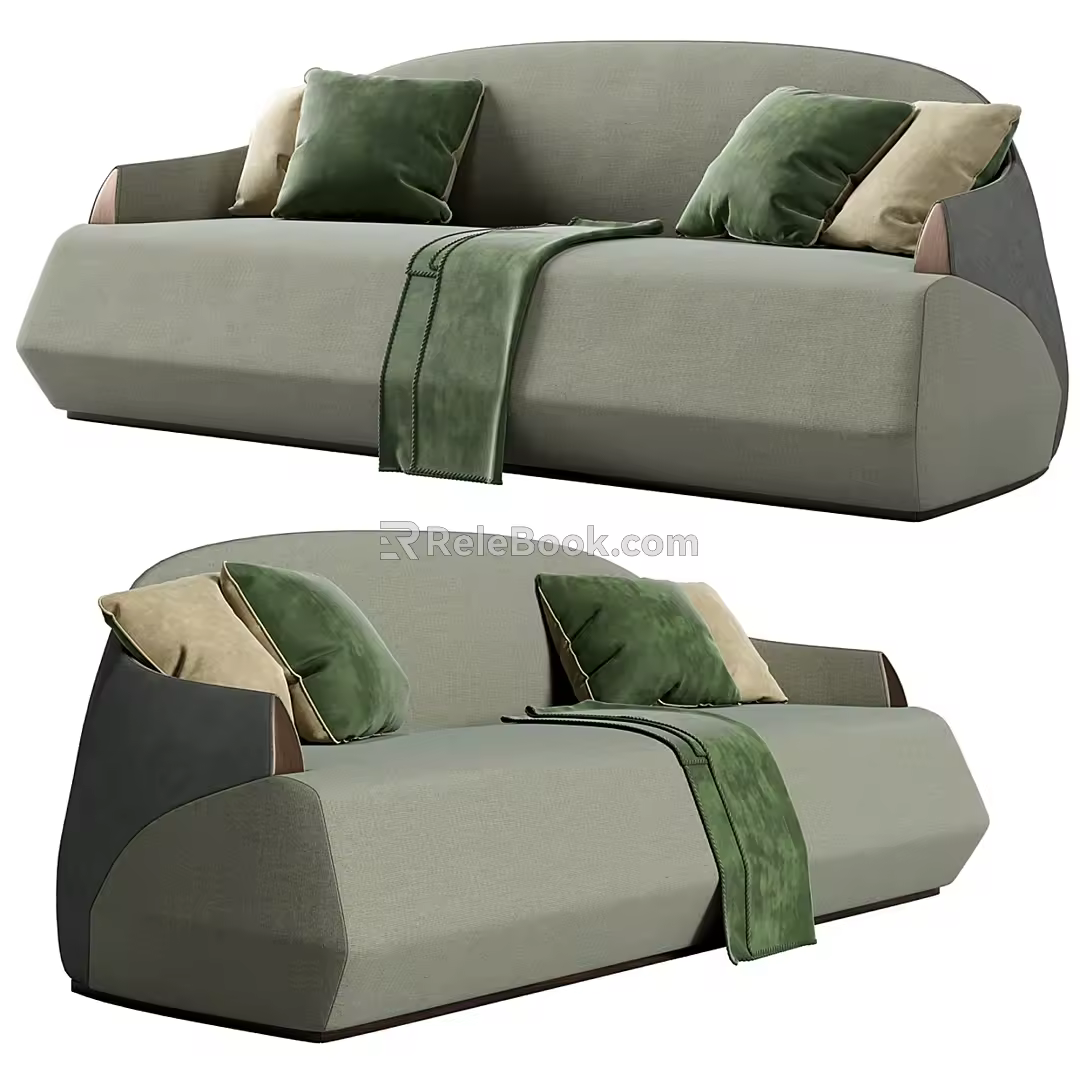 Modern Multiplayer Sofa 3d model