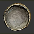 Handmade Pottery Bowl With Earthy Yellow Tone And Handcrafted Textures For Daily Living Supplies