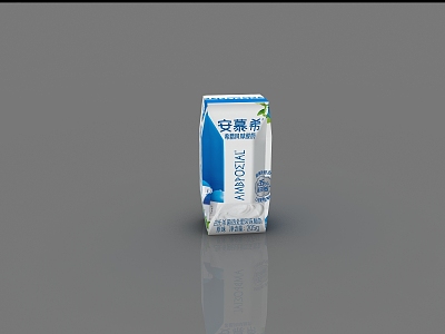 Modern Yogurt Anmusi Greek Yogurt 3d model