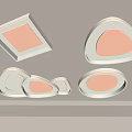 Modern Ceiling Lamp Living Room Lamp Simple Atmospheric Home Creative Hall Main Lamp Minimalist Lamp Combination 3d model
