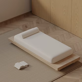 Modern shoe changing stool 3d model