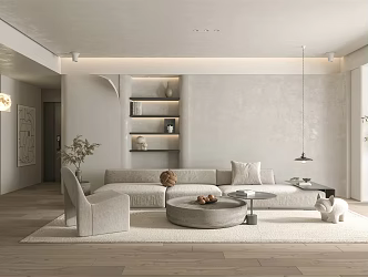 The Silent Living Room 3d model